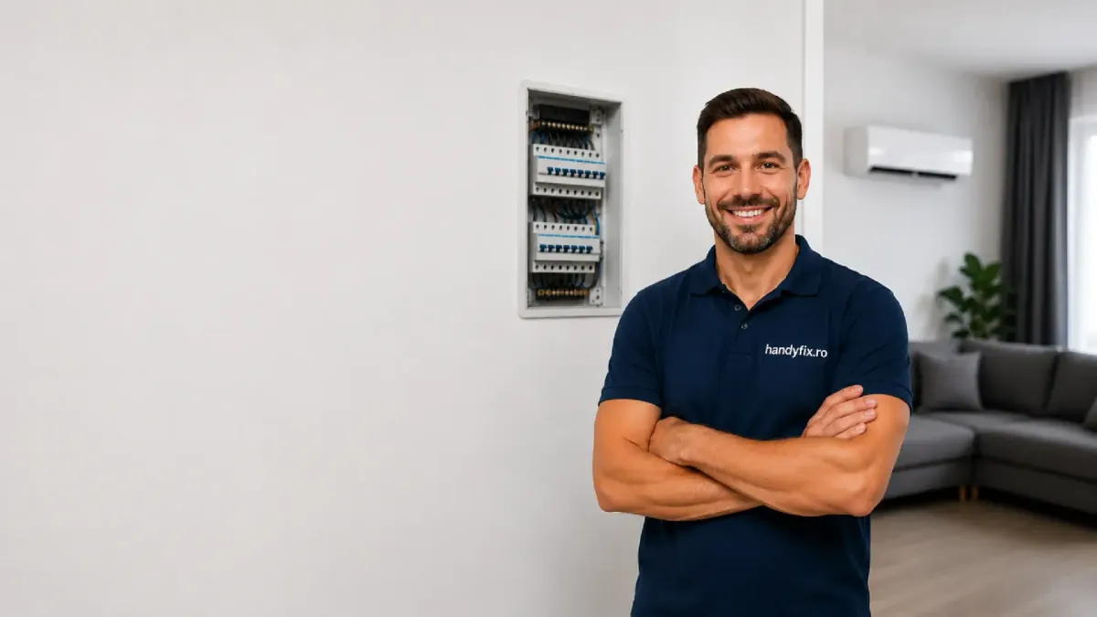 Reparații electrocasnice și montaj aer condiționat la domiciliu — HandyFix București, Ilfov, Călărași